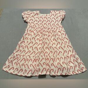Smockingbird candy cane dress